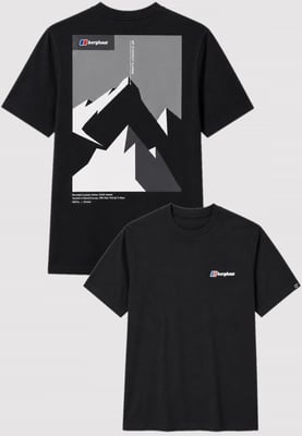 Berghaus Everest Mountain Ridge T-Shirt in Black